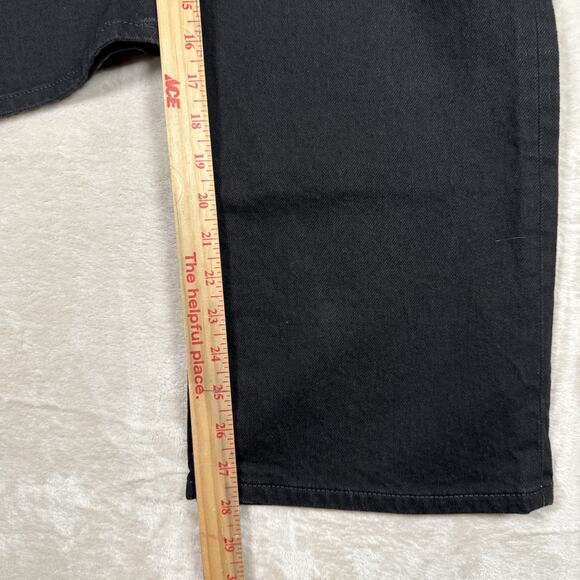 Boyish The Mikey High Rise Wide Leg Jean Black Beauty Womens Size 29 Button Fly - Picture 12 of 12